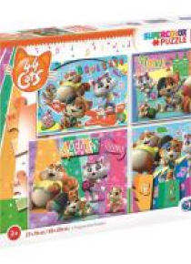 Puzzle20+60+100+180 Progressive Superkolor 44 Koty