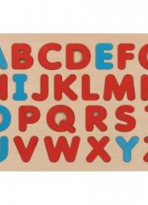 Puzzle literki w stylu Montessori
