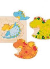 Puzzle warstwowe Smok