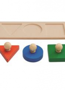 Puzzle z uchwytami - Dopasuj kształty