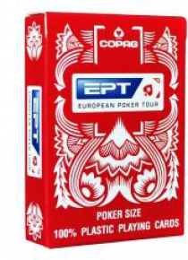 European Poker Tour czerwony Cartamundi