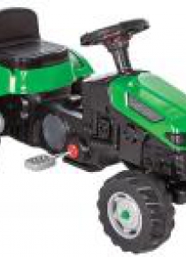 Traktor na pedały zielony