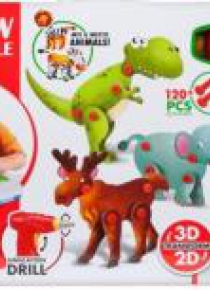 Klocki do skręcania Dino