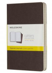 Zestaw 3 zeszytów Cahier Journals 9x14 kratka