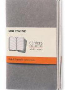 Zestaw 3 zeszytów Cahier Journals 9x14 linia