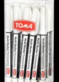 Multi Marker permanentny biały (20szt) TOMA