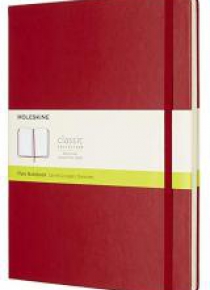 Notes Classic 19x25 tw. gładki czerwony