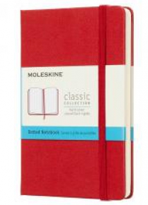 Notes Classic 19x25 tw. kropki czerwony