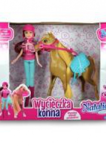 Lalka Natalia na wycieczce konnej