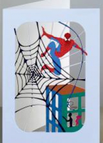 Karnet PM277 wycinany + koperta Spiderman