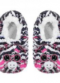 TY Fashion Zoey - Cekinowe pantofle Zebry