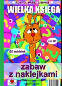 Wielka księga zabaw z naklejkami