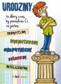 Karnet Comic B6 + koperta nr 16 Urodziny