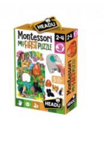 Montessori Pierwsze puzzle Dżungla HEADU