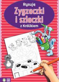 Rysuję zygzaczki i szlaczki z królikiem