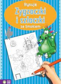 Rysuję zygzaczki i szlaczki ze smokiem