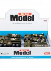 Auto wojskowe metalowe 16cm