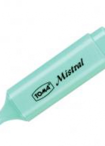 Zakreślacz Mistral Pastel niebieski (10szt) TOMA