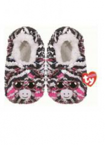Ty Fashion cekinowe kapcie - Zebra rozm.S