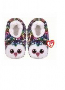 Ty Fashion Owen - Cekinowe kapcie Sowa rozmiar M