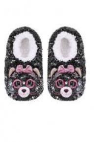 Ty Fashion Kiki - Cekinowe kapcie Kot rozmiar L