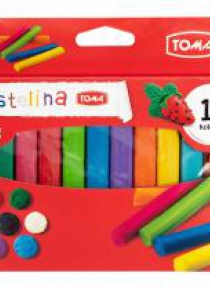 Plastelina 12 kolorów TOMA