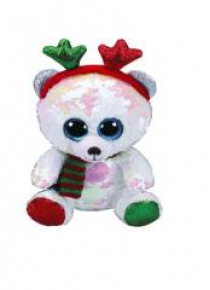 Beanie Boss Flippables Mistletoe - Cekinowy miś