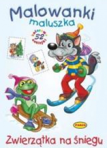 Malowanki maluszka - Zwierzątka na śniegu