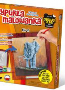 Wypukła Malowanka Zoo - Słoń