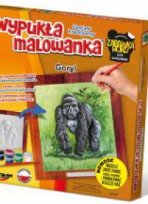 Wypukła Malowanka Zoo - Goryl