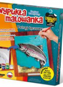 Wypukła Malowanka Ryba - Pstrąg Tęczowy