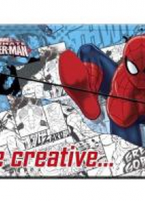 Zestaw kreatywny w teczce Spider man