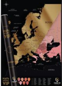 Mapa zdrapka Europa VIP