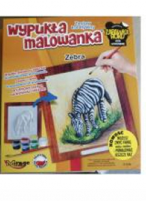 Wypukła Malowanka Zoo - Zebra