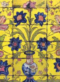 Karnet 17x14cm z kopertą Panel of glazed tiles