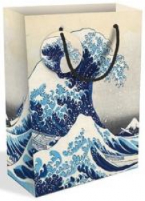 Torebka ozdobna duża Under the Wave of Kanagawa