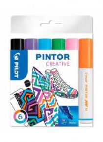Marker permanentny Pintor Fun 6 kolorów PILOT