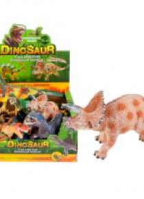Dinozaur gumowy 31cm mix