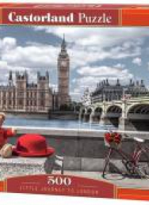 Puzzle 500 Mała wycieczka do Londynu CASTOR