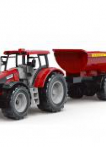 Traktor z przyczepą