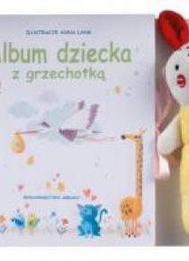 Album mojego dziecka z grzechotką