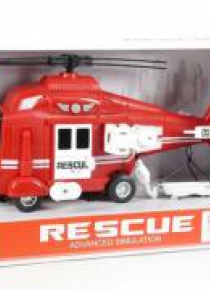 Helikopter ze światłem i dźwiękiem strażacki 30 cm
