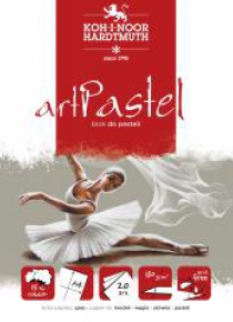 Blok do pasteli artpastel szary A4 20K 180g