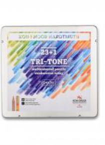 Kredki Tri-Tone Trójkolorowe 23+1 kolory