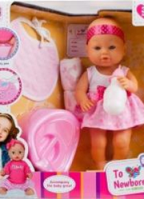 Lalka 37cm bobas z akcesoriami