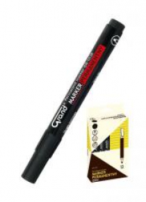 Marker permanentny GR-103C czarny (12szt) GRAND