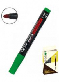 Marker permanentny GR-103R zielony (12szt) GRAND