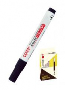 Marker tablicowy GR-003 czarny (12szt) GRAND