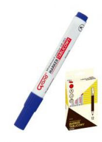 Marker tablicowy GR-003 niebieski (12szt) GRAND
