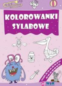 Kolorowanki sylabowe. Sylaby ze spółgłoskami P i M